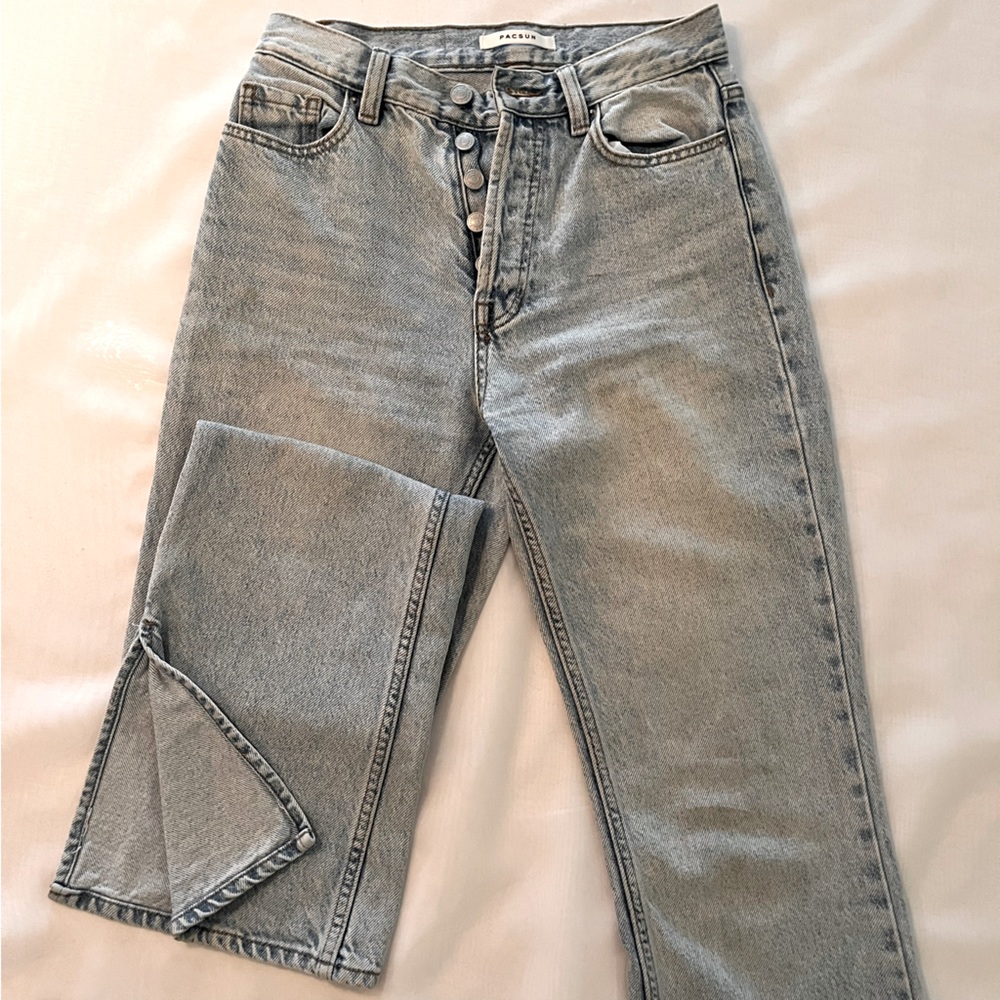 PacSun High Rise Boot Cut Slit Jeans